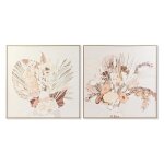 Tableaux encadrs - urbains - 100 x 100 cm - 2 units - paulownia - contemporain