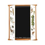 Tableau pour enfant - deyrolle - la fort - bois teint chne - 43 x 56 cm - 3 ans et plus