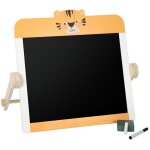 Tableau enfant - small foot company - safari - double face - bois certifi� fsc - 40x5x45 cm