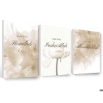 Tableau floral islamique calligraphie moderne impression sur toile affiche murale salon poster avec cadre ...