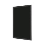 Tableaux en lige - tableau noir classique - cadre noir - 350 x 250 mm