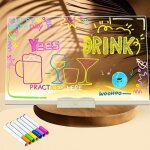 Lot de 10 tableau lumineux message led 30x20cm tablette lumineuse dessin enfant avec support r�glable70 ...