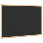 Tableau noir avec cadre en bois - vidaxl - 60x40 cm - noir - bois de pin massif - facile � nettoyer