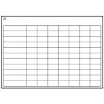 Tableau noir effaable  sec - non spcifi - 432 x 305 cm - magntique - pour enfants et adultes