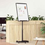 Tableau - paperboard vidaxl tableau blanc magn�tique noir et blanc 62 x 625 x 197 cm eps