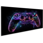 Tableau sur toile non lumineux manette de jeu lumire non lumineuse manette de jeu images murales poster ...