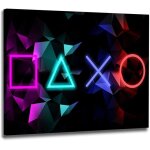 Tableau sur toile poster tableau moderne sur toile pop art gaming colour style dcoration murale 90x60cm ...
