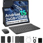 Tablette tactile - kotsren - 10. 1 android 15 - 24go (4 + 20) ram - 128go rom - wifi 6