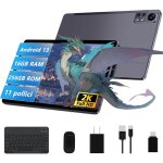 Tablette android 13 - 11 2k 16go + 256go (512go ext. ) wifi 5g8600mah4hp13 + 2 + 5mpbt 5. 0clavier / ...