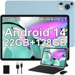 Tablette android 14 avec 22 go + 128 go (extensible jusqu 1 to)5g wifitablette tactile 10 pouces avec ...