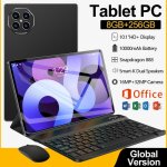 Tablette android 14 8go ram + 256go rom 10. 1 pouces camra 16mp + 32mp 5g 2560x1600 10000mah tablette ...