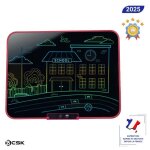 Tablette de dessin enfant bcsk ? cran lcd couleur 10? stylet inclus crativit & apprentissage ds ...