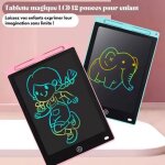 Tablette dcriture lcd 12 pouces - planche  dessin effaable - ardoise magique - bloc - notes lectronique ...
