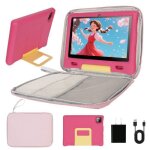 Tablette enfants - kotsren - 10. 1 android 15 - 20 go ram - 128 go + 1 to (tf) - wi?fi 6 - avec sac rose ...