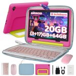 Tablette enfant - kotsren - 10. 1 - android 15 - 64 go rom extensible 1 to - clavier stylet & coque