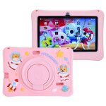 Tablette enfant tactile - 7? ips cran - 1024x600 - android 10 system - 2 + 64gb - gps - wi - fi - rose ...