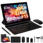 Tablette tactile 10. 1 pouces powmus 36go + 128go android 14 octa - core 5g wifi 8000mah type - c avec ...