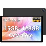 Tablette tactile 10. 3 pouces yumkem 15go + 128go android 12 octa - core 4g lte / sim / 5g wifi 8000mah ...