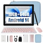 Tablette tactile - kotsren - 10. 1 android 15 - 64 go (ext. 1 to) - �cran 1280x800 ips - clavier souris ...
