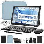 Tablette tactile 10?? octa - core 12go + 64go (1tb tf) 5000 mah hd 1280x800 wi - fi bt 5. 3 avec clavier ...