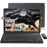 Tablette tactile 10 pouces - android 13 - 19 go ram - 256 go rom - wifi 5g - clavier et souris