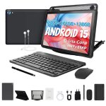 Tablette tactile 10 pouces android 15 octa - core avec support ventil 24(4 + 20)go ram + 128go rom + ...