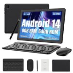 Tablette tactile - kotsren - 101 android 14 - 8 go ram - 64 go (ext. 1 tb) - wifi 5g