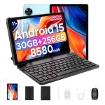 Doogee u10 tablette tactile avec clavier et stylet 10 pouce android 15 wifi6 4 + 12 go tendue + 128 ...
