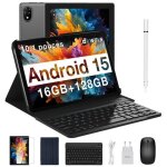 Doogee u10 tablette tactile avec clavier et stylet 10 pouce android 15 wifi6 4 + 12 go tendue + 128 ...