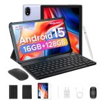 Doogee u10 tablette tactile avec clavier et stylet 10 pouce android 15 wifi6 4 + 12 go tendue + 128 ...