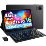 Doogee tab g5 tablette tactile android 16 tablette avec clavier101 ips 120hz - 20go + 128go4g carte sim ...