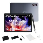 Tablette tactile - hotwav pad 13 pro android16 cran 10. 1 batterie 6580mah 4 + 256go camra 13mp 4g ...