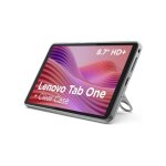 Tablette tactile lenovo pack tab one 87 64 go gris anthracite + coque de protection transparente