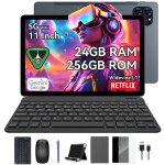 Tablette tactile 11 ips android 16 - 24 go ram 128 go rom extensible 2 to 8000 mah gemini ai + clavier ...