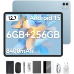 Tablette tactile blackview link8 12. 72k90hz18go ram + 256go rom8400 mah android 15 tablette bleuavec ...