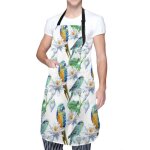 Tablier ajustable au coucuisine robe � bretellesperroquets � la recherche doiseaux r�alistes sur les ...