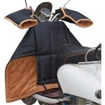 Tablier couvre jambe scooter avec gants de guidon protection couverture jambes scooter leg cover housse ...