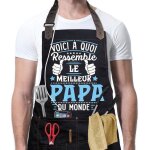 Tablier de cuisine humour tablier barbecue cadeaux pres bbq tablier cuisine homme 6 poches taille rglable ...