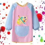 Tablier peinture enfant 6 - 12 ans blouse imperm�able pour l�cole activit�s cuisine coloriage nourrissage ...