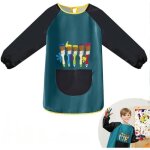 Tablier de peinture enfant blouse peinture enfant impermabletablier manches longues tablier artistique ...