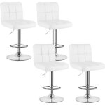 Hamlody tabourets de bar lot de 4 - réglable en hauteur - chaises de bar avec repose - pieds - pivotant ... Hamlody tabourets de bar lot de 4 - réglable en hauteur - chaises de bar avec repose - pieds - pivotant ...