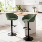 Tabourets de bar moderne vivolilvlot de 2velourschaise bar r�glable en hauteurchaise haute cuisine avec ...