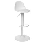 Chaise de bar ajustable aiko blanc - atmosphera createur dinterieur Chaise de bar ajustable aiko blanc - atmosphera createur dinterieur