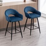 Wahson tabouret bar lot de 2 tabouret de bar pivotant chaise haute bar avec repose - pied m�tal pour ...