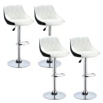 Tabourets de bar - vivolilv - lot de 4 tabourets hauts reglables en hauteur cuisine 46x32x85 - 105 cm ... Tabourets de bar - vivolilv - lot de 4 tabourets hauts reglables en hauteur cuisine 46x32x85 - 105 cm ...