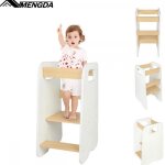 Tabouret debout pour bb - mengda - marchepied enfant - rglable de hauteur - supporte jusqu 50 kg ...