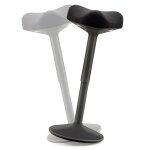 Tabouret ergonomique � bascule pour le bureau base bomb�e antid�rapante hauteur r�glable assise confortable ...