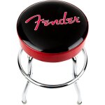 Tabouret fender 24 noir et rouge scintillant rembourr� pour musiciens
