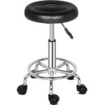 Tabouret de massage - tabouret de spa massage cosmtique avec roulette - hauteur rglable - (33 x 33 ...