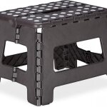 Tabouret pliant en plastique tabouret de voyage petit tabouret portable extrieur enfant adulte noir ...